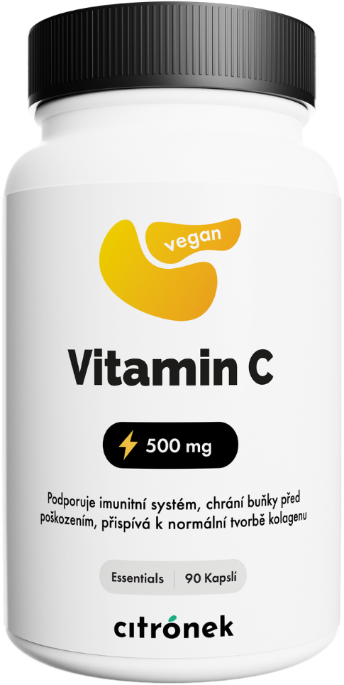 Citronek Vitamín C + extrakt zo šípok ruže vráskavej 90 kapsúl