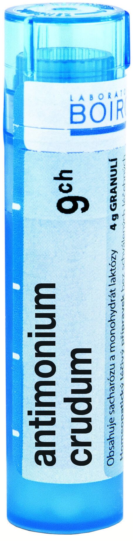 Boiron Antimonium Crudum CH9 granule 4 g