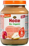 Holle bio detská výživa Hruška, jablko a špaldové vločky 190 g