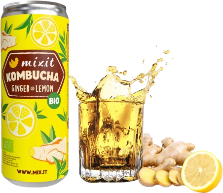 Mixit BIO Kombucha - Ginger & Lemon 330 ml