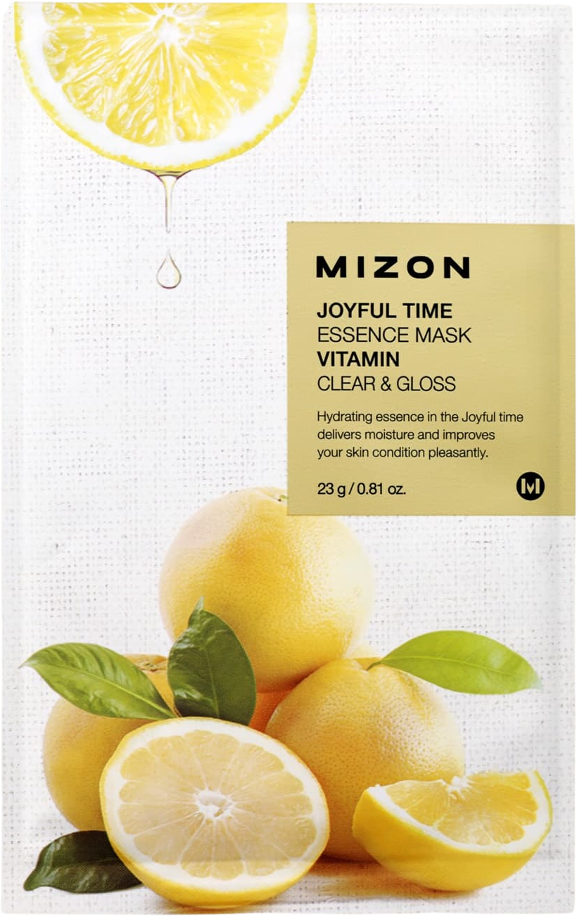 Mizon Joyful Time essence mask vitamin plátienková maska s čistiacim a osviežujúcim účinkom 23 g