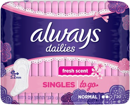 Always intímky Normal Deo 20 ks