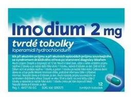 Imodium 2mg tvrdé kapsuly 12 kapsúl
