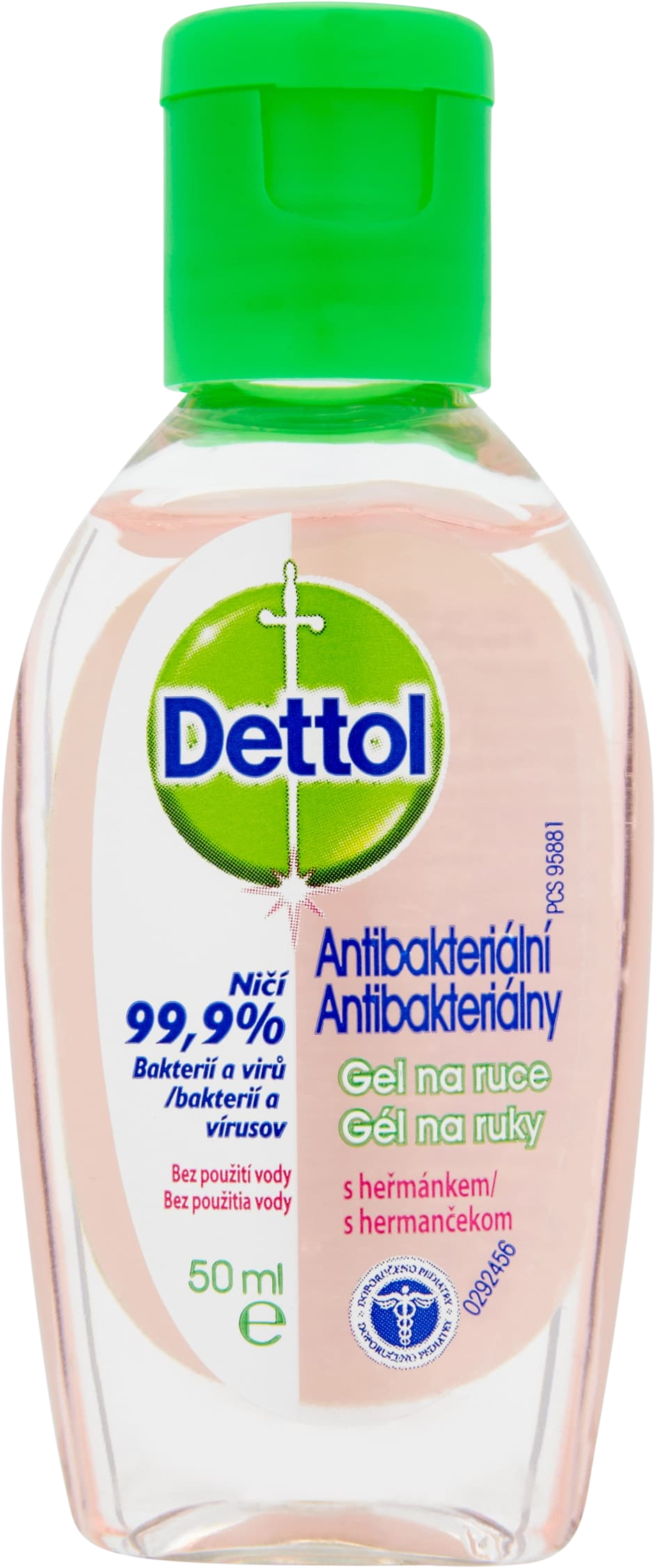Dettol antibakteriálny gél na ruky s rumančekom 50 ml