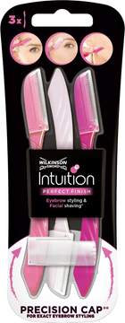 Wilkinson Sword Intuition Perfect Finish Zarovnávač obočia 3 ks