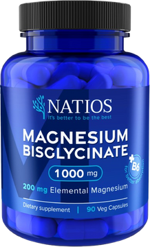 Natios Magnesium Bisglycinate 1000 mg + B6 90 kapsúl