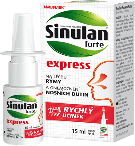 Sinulan forte express nosový sprej 15 ml