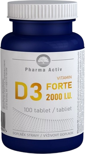 Pharma Activ Vitamin D3 FORTE 2000 I.U. 100 tabliet