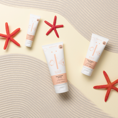 NAÏF Ochranný krém na opaľovanie SPF 50 pre deti a bábätká 30 ml