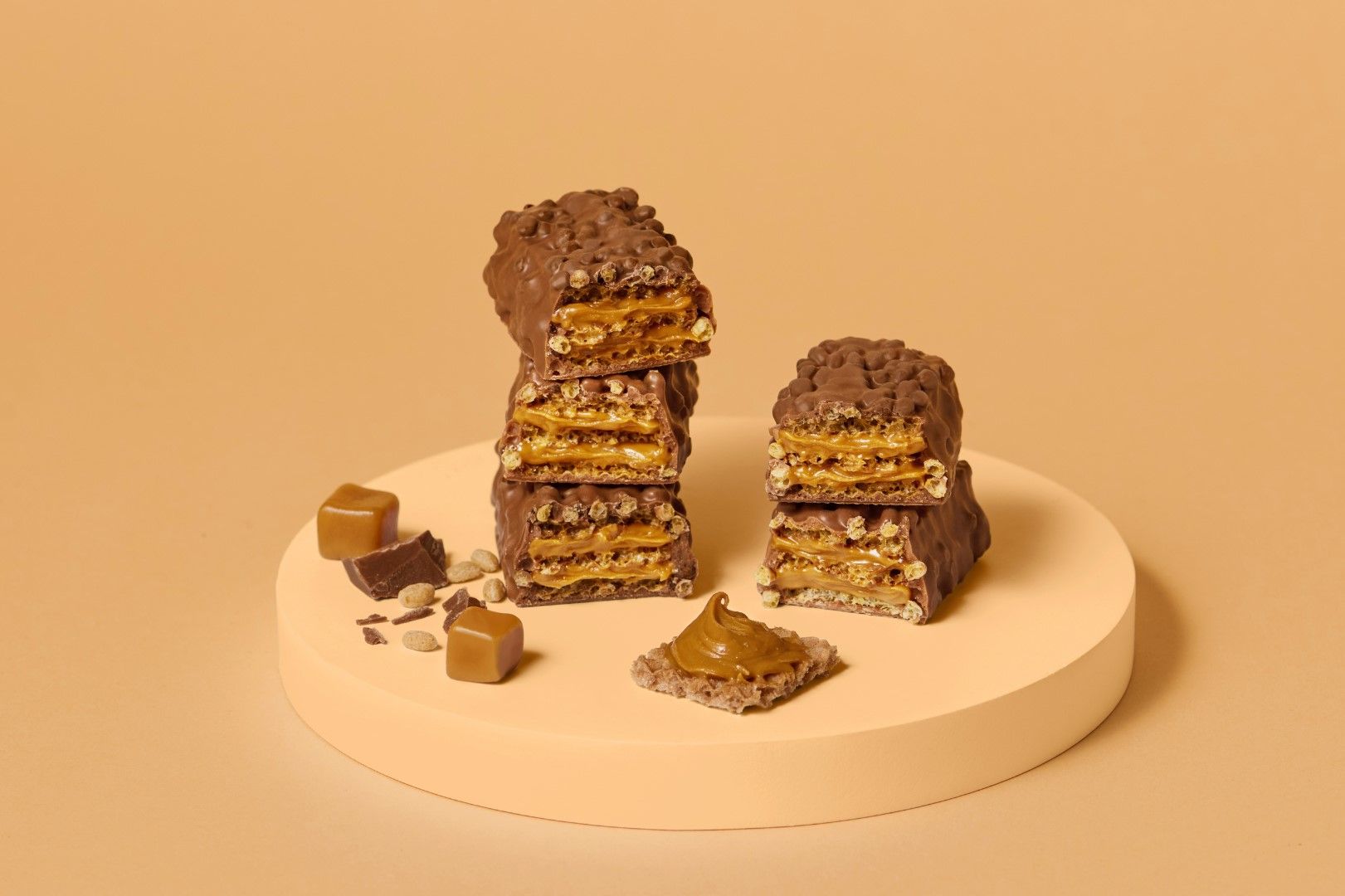 Maxi Nutrition Waffle protein bar Caramel 39 g