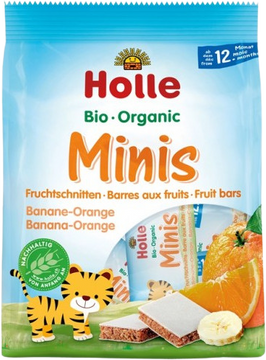 Holle Organické minis banánovo pomarančové 100 g