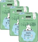 Muumi Baby Pants 7 XL 16-26 kg, mesačné balenie nohavičkových eko plienok, 102 ks