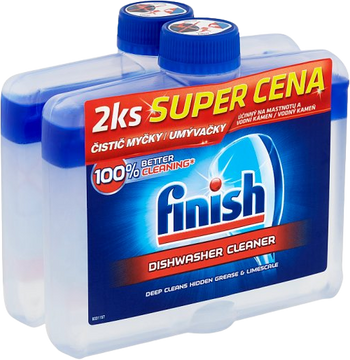 Finish Čistič umývačky riadu 2 x 250 ml