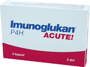Pleuran Imunoglukan P4H ACUTE 300 mg 5 kapsúl