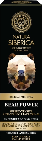 Natura Siberica Super intenzívny krém proti vráskam Sila medveďa 50 ml