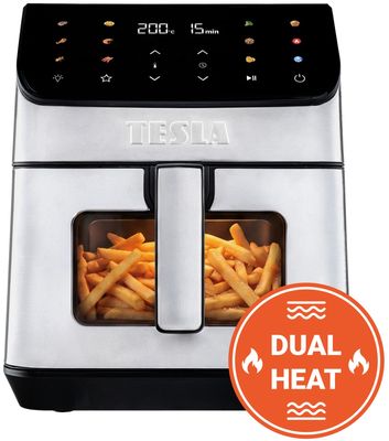 Tesla AirCook DualHeat QD65 XXL - multifunkčná duálna digitálna teplovzdušná fritéza