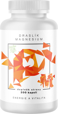 BrainMax Draslík Magnesium, Draslík citrát + Horčík malát, 200 kapsúl