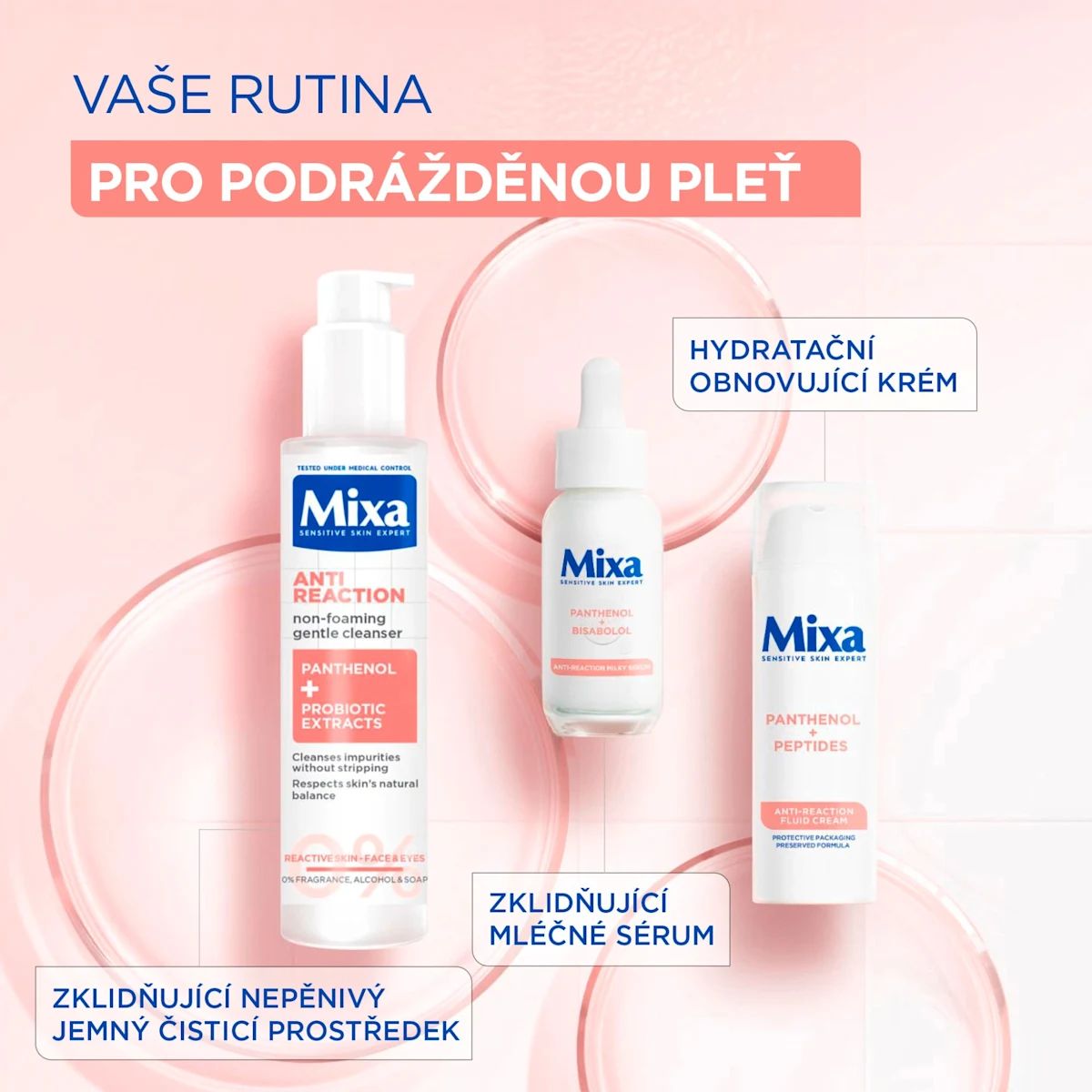 Mixa Upokojujúce mliečne sérum Anti-Reaction 30 ml