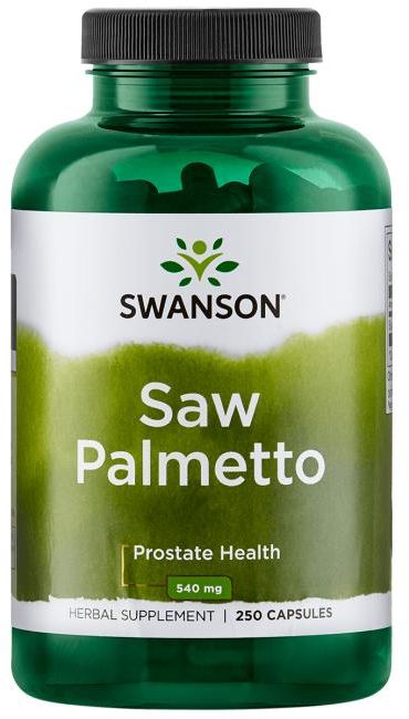 Swanson Saw Palmetto (Serenoa Plazivá) 540mg, 250 kapsúl