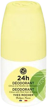 Yves Rocher Dezodorant 24 h Citrus s mätou 50 ml