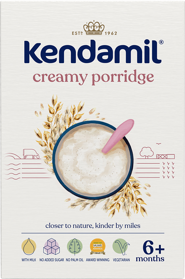 Kendamil Mliečna krémová ovsená kaša 6m+, 150 g