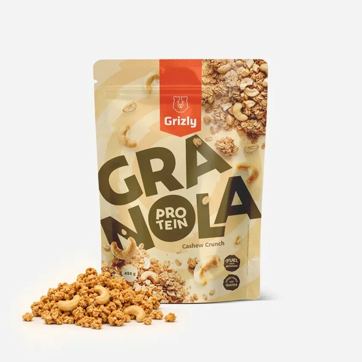 Grizly Granola proteín kešu crunch 450 g