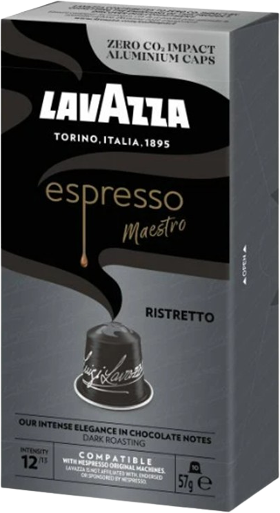 Lavazza Kapsle Nespresso, espresso Maestro ristretto 10 ks