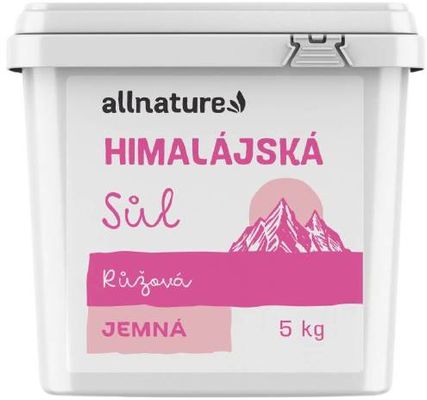 Allnature Himalájska soľ ružová jemná 5000 g