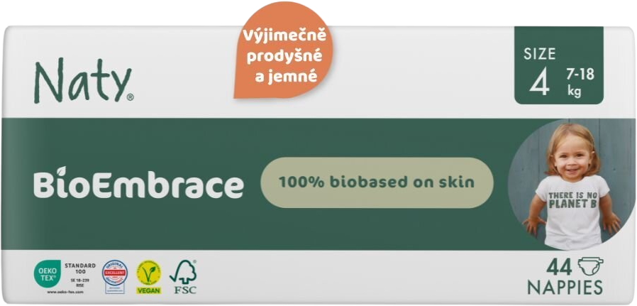 Naty Plienky jednorázové 4 Maxi 7-18 kg Economy pack 44 ks