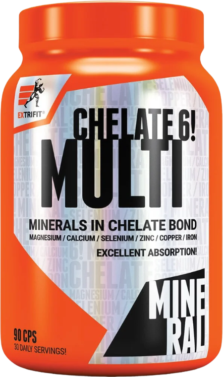 Extrifit Multi Mineral Chelate 6!, 90 kapsúl