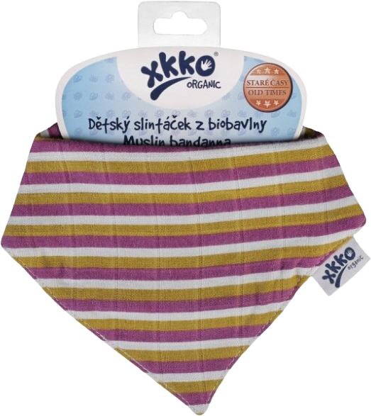 Xkko Slintáček Organic Staré časy Violet Stripes