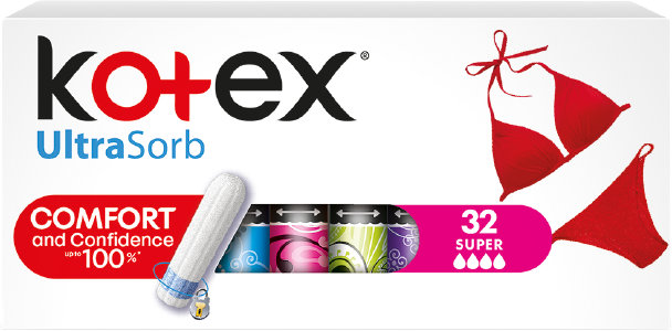 Kotex® ® Tampóny Ultra Sorb Super 32 ks