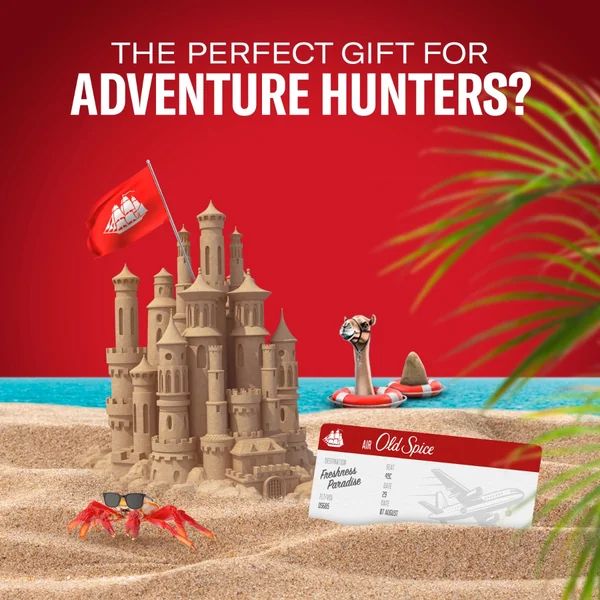Old Spice Xmass sada Captain v taštičce deodoranty a sprchový gel