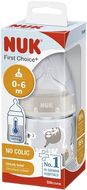 Nuk Dojčenská fľaša  First Choice Temperature Control beige 150 ml