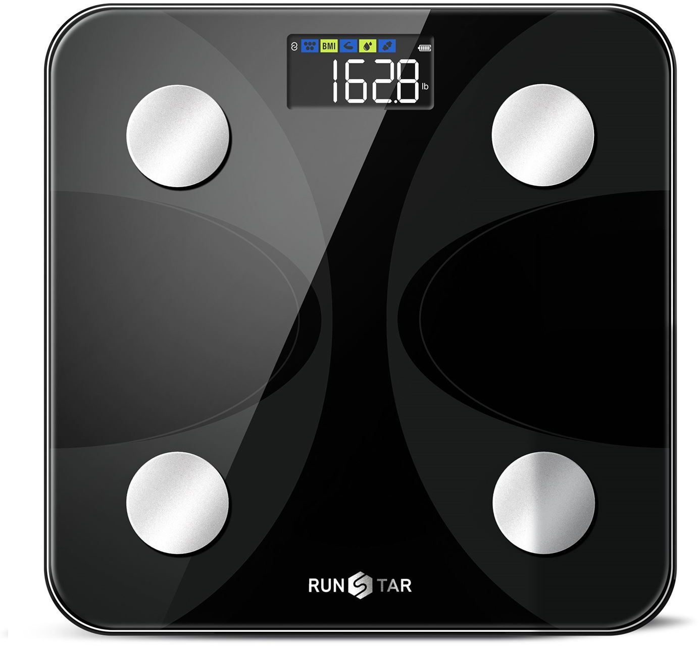 Runstar 4E Body Scale Diagnostická osobná inteligentná váha, čierna
