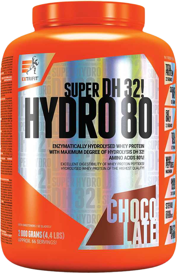 Extrifit Super Hydro 80 DH 32 čokoláda 2 kg