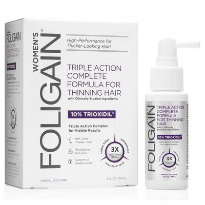 Foligain Triple Action sérum proti padaniu vlasov s 10% trioxidilom pre ženy 59 ml