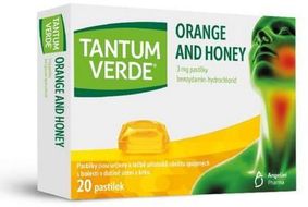 Tantum Verde orange & honey 20 pastiliek