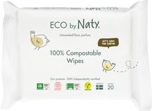 Eco by Naty Obrúsky vlhčené cestovné neparfumované Sensitive Eco 20 ks