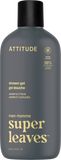 Attitude Pánsky sprchovací gél Super leaves Amber a Citrus 415 ml
