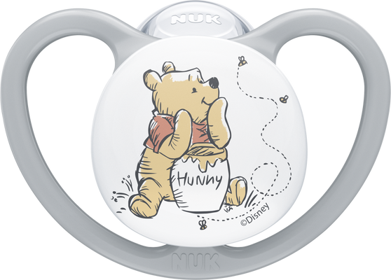 Nuk Cumlík Perfect Match AIR DISNEY Medvedík Pú GREY 6-18m BOX