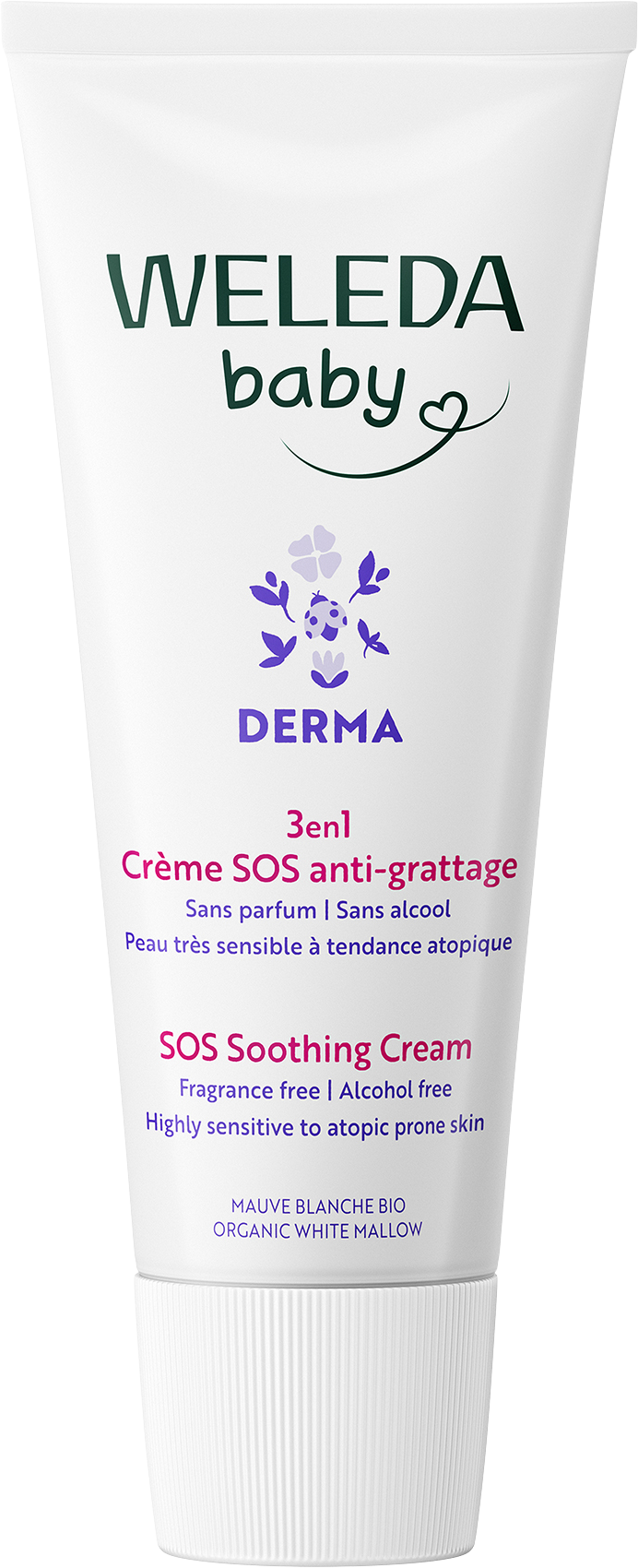 Weleda 3v1 DERMA Upokojujúci SOS krém 50 ml