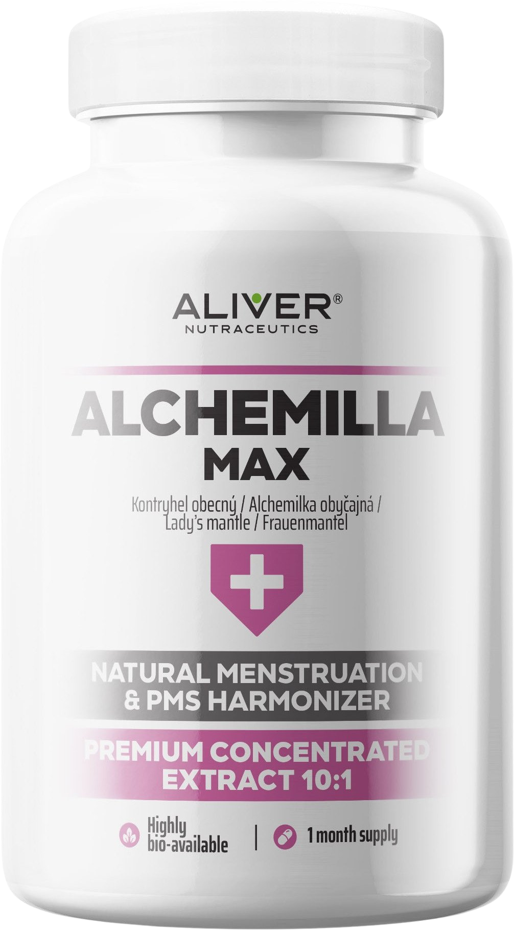 Aliver Alchemilka všeobecný extrakt 10:1 500mg 60 kapslí