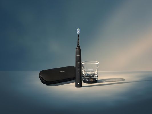 Philips Sonicare DiamondClean Black 9000 + Power Flosser Black HX3886/43