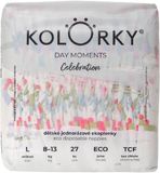Kolorky DAY MOMENTS Oslava veľ. L (8-13 kg) 27 ks