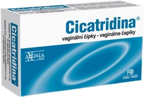 Cicatridina vaginálne čapíky, 10 x 2 g