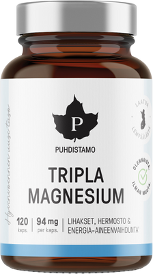 Puhdistamo Triple Magnesium 120 kapsúl