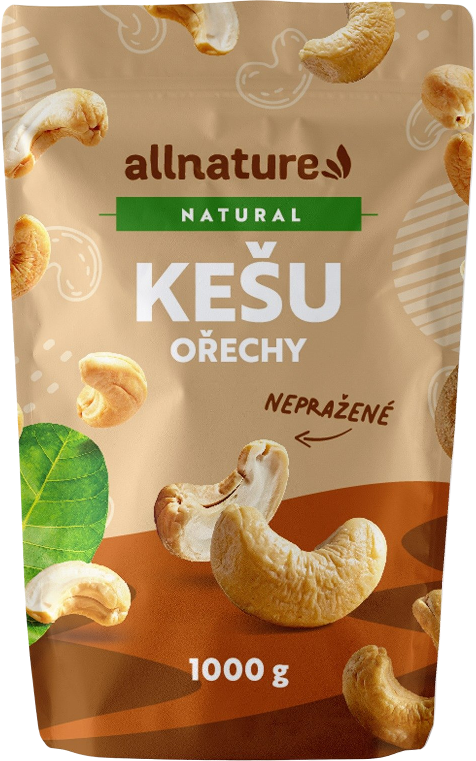 Allnature Kešu jadrá 1000 g