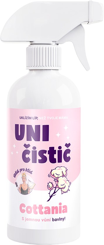 Úklid pro klid UNI čistič s vôňou v rozprašovači Cottania 500 ml