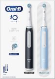 Oral-B iO 3 Dual Pack Black & Blue Elektrické zubné kefky 2 ks